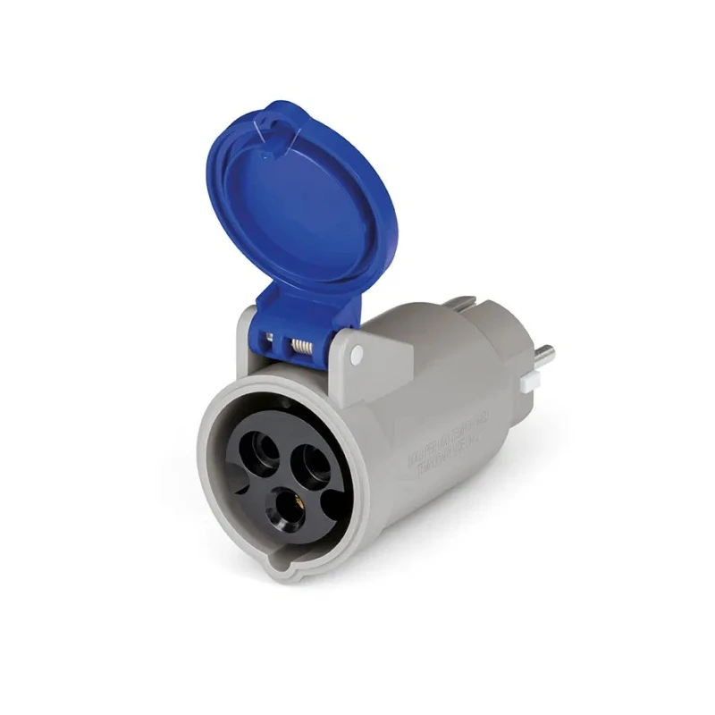 Scame Industrial Power Connector Adapter 16A 250V Thermoplastic Blue IP54 ADAPTO 