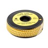 TE Connectivity EC Slide-On Cable Marker, Black Legend "8", Yellow Marker for 3-4.2 mm Cable, PVC Material, 4 mm 812-0828