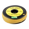 RS PRO EC Slide-On Cable Marker, Black Legend "P", Yellow Marker Colour for 3-4.2 mm Cable Diameter, Polyvinyl 812-0880