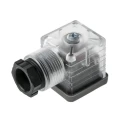 RS PRO 3P+E DIN 43650 A Solenoid Valve Connector Female Indicator Light, 110V 10A Electrical Component 811-8184