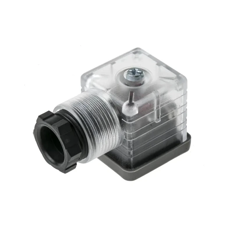 RS PRO 3P+E DIN 43650 A Solenoid Valve Connector Female Indicator Light, 110V 10A Electrical Component 811-8184