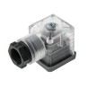 RS PRO 3P+E DIN 43650 A Solenoid Valve Connector Female Indicator Light, 110V 10A Electrical Component 811-8184