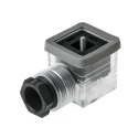 RS PRO 3P+E DIN 43650 A Solenoid Valve Connector Female Indicator Light, 110V 10A Electrical Component 811-8184
