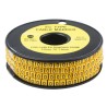 RS PRO EC Slide-On Cable Marker Black Pre-printed 0 for 3.6 mm to 7.4 mm Cable Diameter 5 mm Length 812-0931