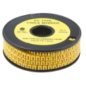 RS PRO EC Slide-On Cable Marker Black Pre-Printed "3" 7.4 mm Max Cable Diameter 3.6 mm Min Cable Diameter Polyvinyl 812-0947