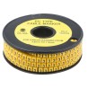 RS PRO EC Slide-On Cable Marker Black Pre-Printed "3" 7.4 mm Max Cable Diameter 3.6 mm Min Cable Diameter Polyvinyl 812-0947