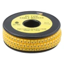 RS Pro EC Slide-On Cable Marker Black Pre-printed "K" for 3.6 to 7.4 mm Cable Diameter 5 mm Length 812-1004