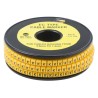RS Pro EC Slide-On Cable Marker Black Pre-printed "K" for 3.6 to 7.4 mm Cable Diameter 5 mm Length 812-1004