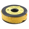 RS Pro EC Slide-On Cable Marker, Black Legend "H", Yellow Marker, 7.4 mm Maximum Cable Diameter, 3.6 mm Minimum 812-0994