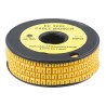RS Pro EC Slide-On Cable Marker, Black Legend "I", Yellow Polyvinyl Chloride, 3.6mm to 7.4mm Cable Diameter, 5mm 812-0997