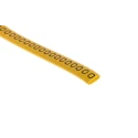 RS PRO Slide-On Cable Marker Black Pre-printed 0 for 3.5mm to 7mm Cable 5mm Length 812-1076