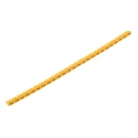 RS PRO Clip-On Cable Marker Yellow, Pre-printed "N to Z" Black 812-1243