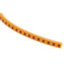 RS PRO Snap-On Cable Marker, Black, Pre-printed "5", for 3-3.4 mm Cable Diameter, Polyamide 6 Material 812-1265