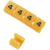 RS PRO Black Pre-printed Cable Marker Legend 'M', Polyamide 6, 4mm Length 812-1329