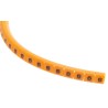 RS PRO Snap-On Polyamide 6 Cable Marker, Pre-Printed Legend "6", Black on Orange, 3 mm to 3.4 mm Cable Diameter, 4 812-1269