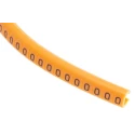 RS PRO Snap-On Cable Marker, Black, Pre-Printed "0", Snap-On Fixing, 5 mm Max Cable Diameter, 4 mm Min Cable 812-1391