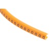 RS PRO Snap-On Cable Marker, Black, Pre-Printed "0", Snap-On Fixing, 5 mm Max Cable Diameter, 4 mm Min Cable 812-1391