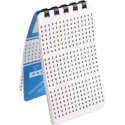 RS PRO Adhesive Cable Marker White Black Legend 0 to 9 33mm x 5.6mm 812-1528