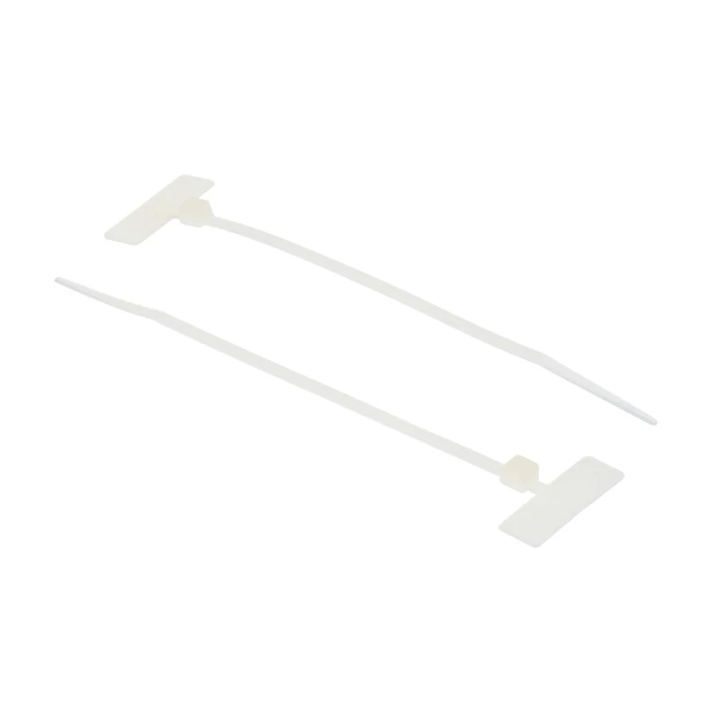 RS PRO Cable Marker, Natural, Pre-printed Blank, 20 mm Cable, Polyamide 66, Flame Retardant, Model 812-1559