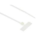 RS PRO Cable Marker, Natural, Pre-printed Blank, 20 mm Cable, Polyamide 66, Flame Retardant, Model 812-1559