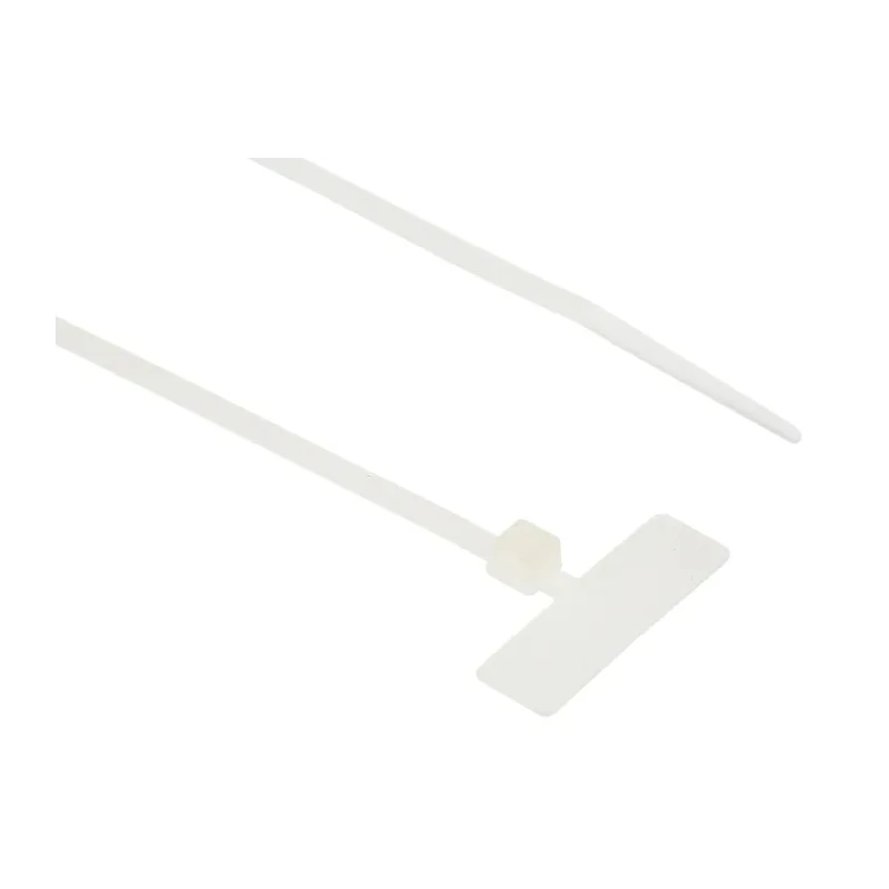 RS PRO Cable Marker, Natural, Pre-printed Blank, 20 mm Cable, Polyamide 66, Flame Retardant, Model 812-1559