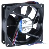 ebm-papst 8400 N Series IP68 Axial Fan, 12V DC, 1W Power, 58 m³/h Air Flow, 2600 RPM, 80 mm x 25 mm Frame