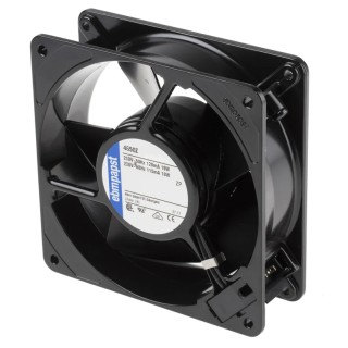 ebm-papst 4000 Z Series AC Axial Fan 230V AC 19W 160 m³/h 119x119x38 mm IP20 