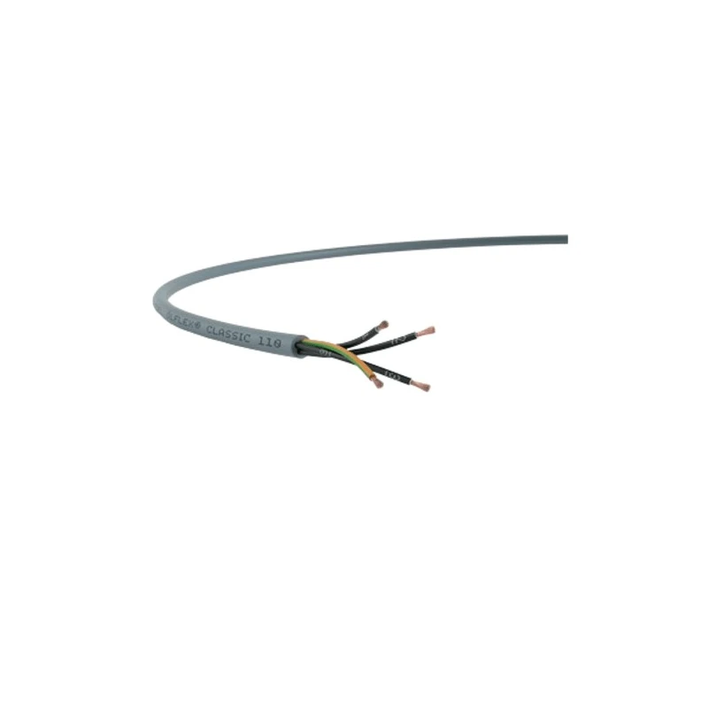 Lapp Control Cable OLFLEX CLASSIC 110 YY, 4 Cores 18 AWG, Unscreened, 50 m, Silver Grey Polyvinyl Chloride Sheath 1119854