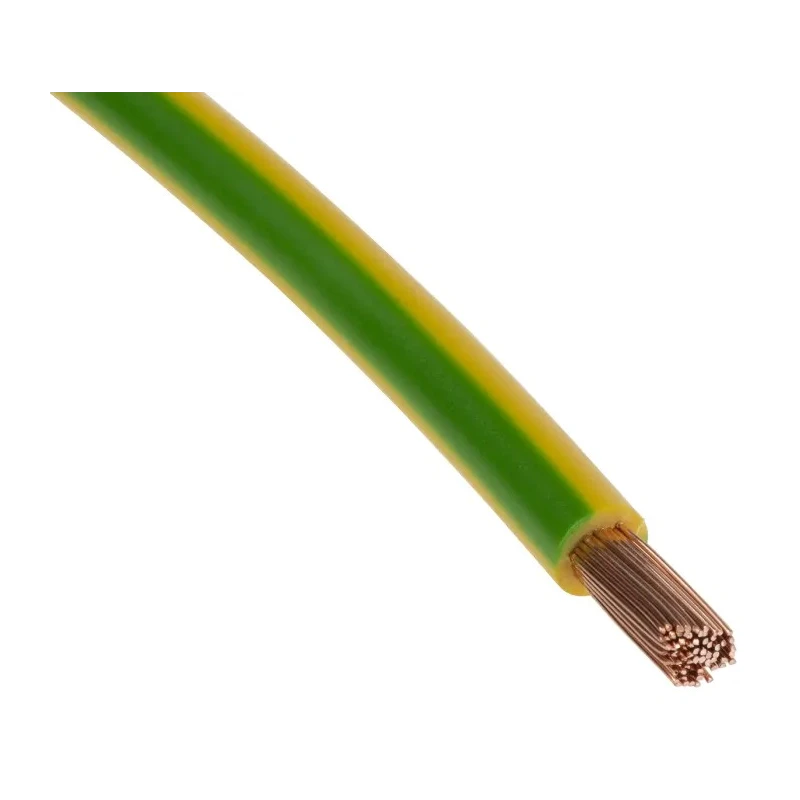 Lapp H07V-K Series Green Yellow 6 mm² Hook Up Wire 100 m Polyvinyl Chloride 4520004