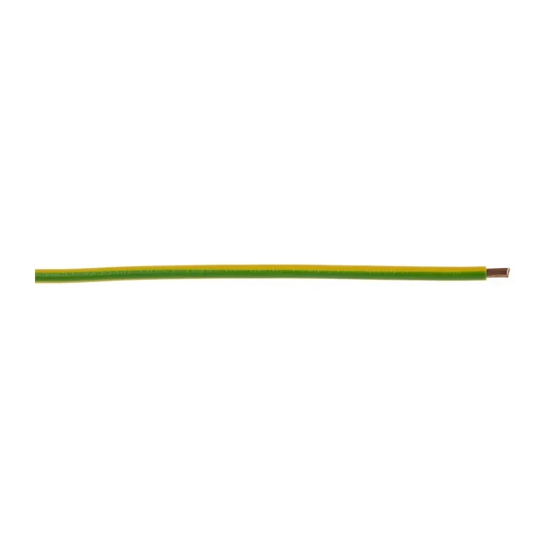 Lapp H07V-K Series Green Yellow 6 mm² Hook Up Wire 100 m Polyvinyl Chloride 4520004