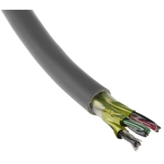 RS PRO Data Cable 3 Pairs 6 Cores 0.33 mm² 50 m Grey Sheath Polyvinyl Chloride 812-4696