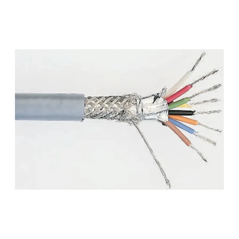 RS PRO Data Cable 4 Pairs 8 Cores 0.25 mm² 100 m Grey Sheath Polyvinyl Chloride 812-4750