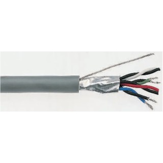RS PRO Data Cable 6 Pairs 12 Cores 0.25 mm² 100 m Grey Sheath Low Smoke Zero Halogen 812-4769