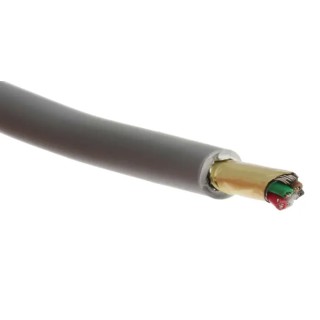 RS PRO Data Cable 5 Cores 0.22 mm² 100 m Grey Polyvinyl Chloride Sheath 300V 812-4775