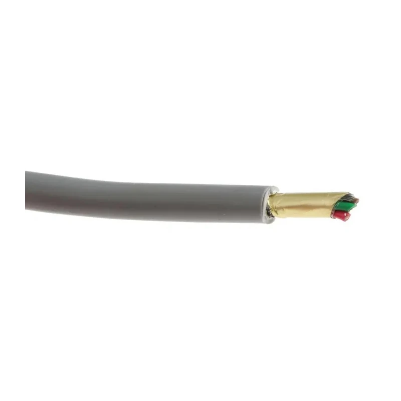 RS PRO Data Cable 5 Cores 0.22 mm² 100 m Grey Polyvinyl Chloride Sheath 300V 812-4775