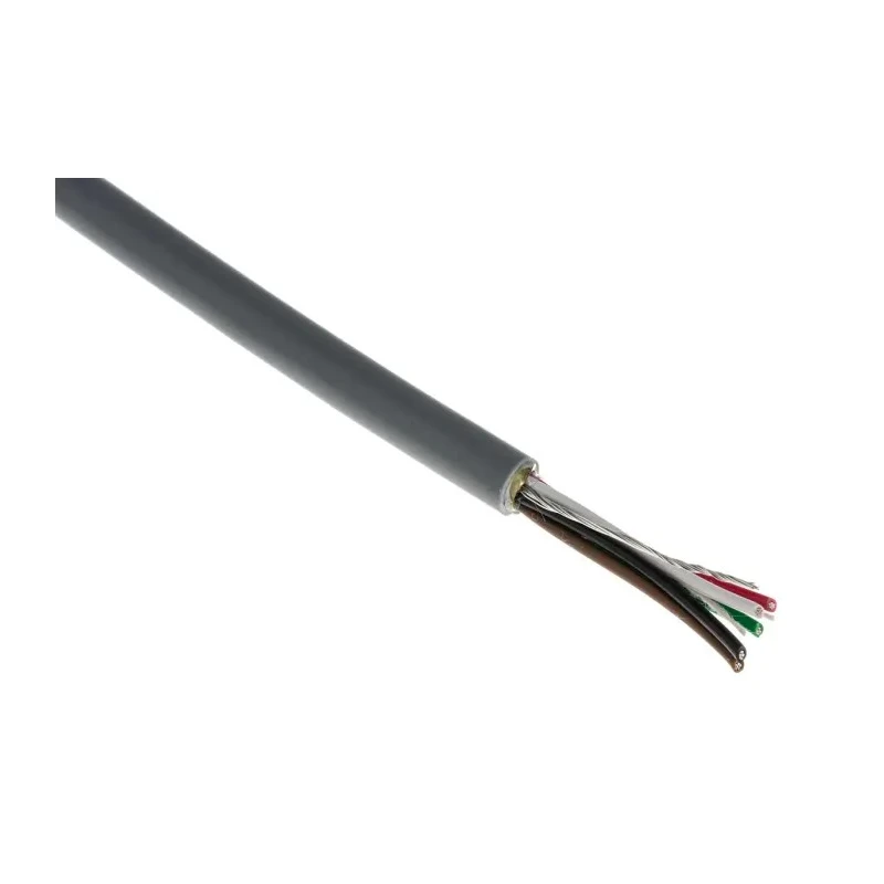 RS PRO Data Cable 5 Cores 0.22 mm² 500 m Grey Sheath Polyvinyl Chloride 812-4779