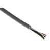 RS PRO Data Cable 5 Cores 0.22 mm² 500 m Grey Sheath Polyvinyl Chloride 812-4779