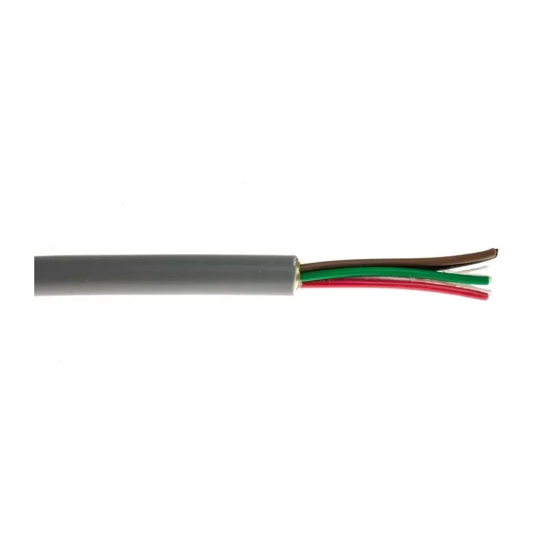 RS PRO Data Cable 5 Cores 0.22 mm² 500 m Grey Sheath Polyvinyl Chloride 812-4779
