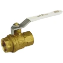 RS PRO Brass Threaded 2-Way BSP Ball Valve 3 Bar Maximum Operating Pressure 812-5132