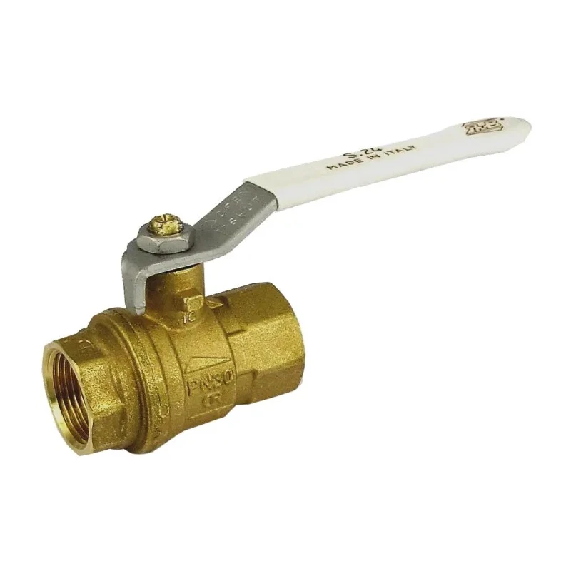 RS PRO Brass Threaded 2-Way BSP Ball Valve 3 Bar Maximum Operating Pressure 812-5132