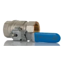 RS PRO Brass Threaded Full Port Ball Valve 1 in BSP 14 bar Max Operating Pressure 100°C 812-5188