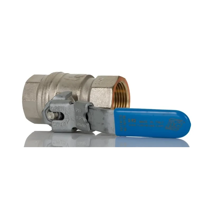 RS PRO Brass Threaded Full Port Ball Valve 1 in BSP 14 bar Max Operating Pressure 100°C 812-5188