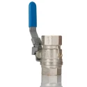 RS PRO Brass Threaded Full Port Ball Valve 1 in BSP 14 bar Max Operating Pressure 100°C 812-5188