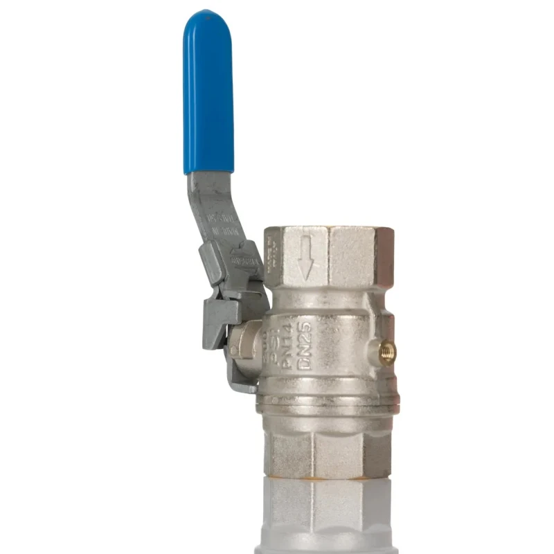 RS PRO Brass Threaded Full Port Ball Valve 1 in BSP 14 bar Max Operating Pressure 100°C 812-5188