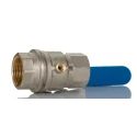 RS PRO Brass Threaded 2-Way BSP Ball Valve 14 bar, Steel Handle, 3/4in 812-5185