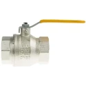RS PRO Nickel Plated Brass Threaded Ball Valve 2 in BSPT, 40 bar, 30 bar 812-5283
