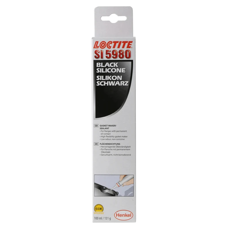 Loctite SI 5980 High Strength Alkoxy Silicone Gasket Sealant Paste Tube 100 ml Loctite 5980