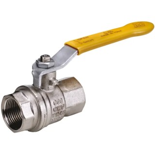 RS PRO Nickel Plated Brass Threaded Ball Valve BSPT 40 bar 30 bar Stainless Steel Handle 812-5292