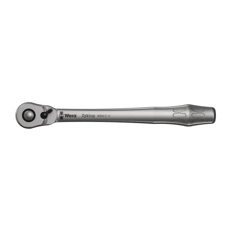 Wera Durable 1/2 in Square Drive Ratchet Handle 281mm Overall Length Chrome Molybdenum Steel Chrome Finish 05004064001