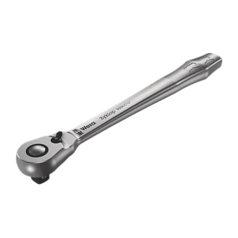 Wera Durable 1/2 in Square Drive Ratchet Handle 281mm Overall Length Chrome Molybdenum Steel Chrome Finish 05004064001